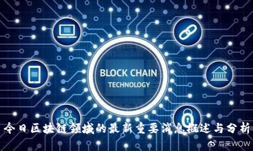 今日区块链领域的最新重要消息概述与分析